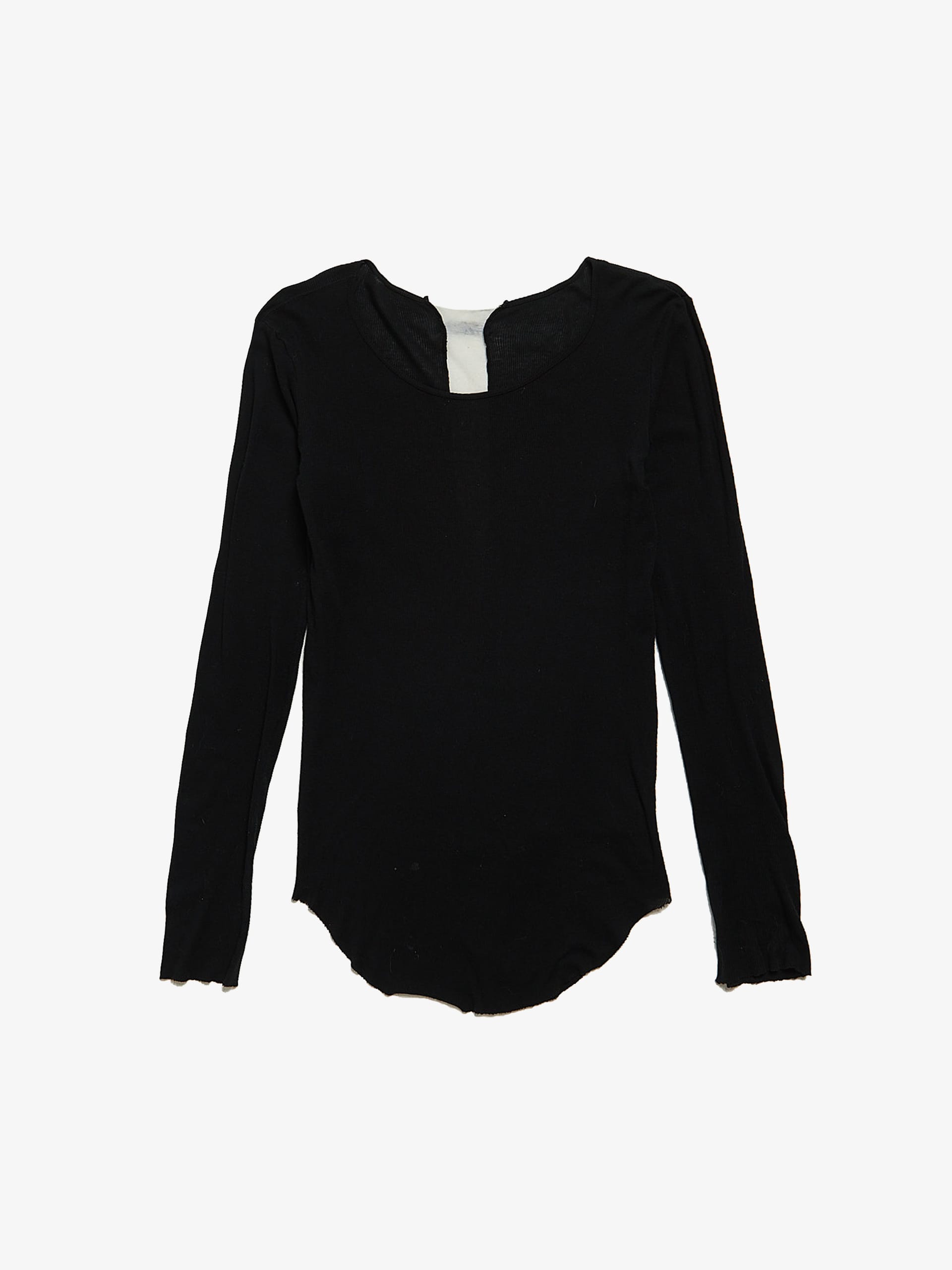 トップス if six was nine WIRED/LSV BLACK If Six Was Nine Black White Stripe Detailed Cotton Longsleeve