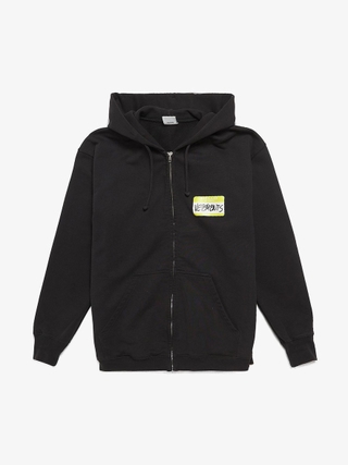 Vetements Black Rammstein Printed Cotton Blend Hoodie