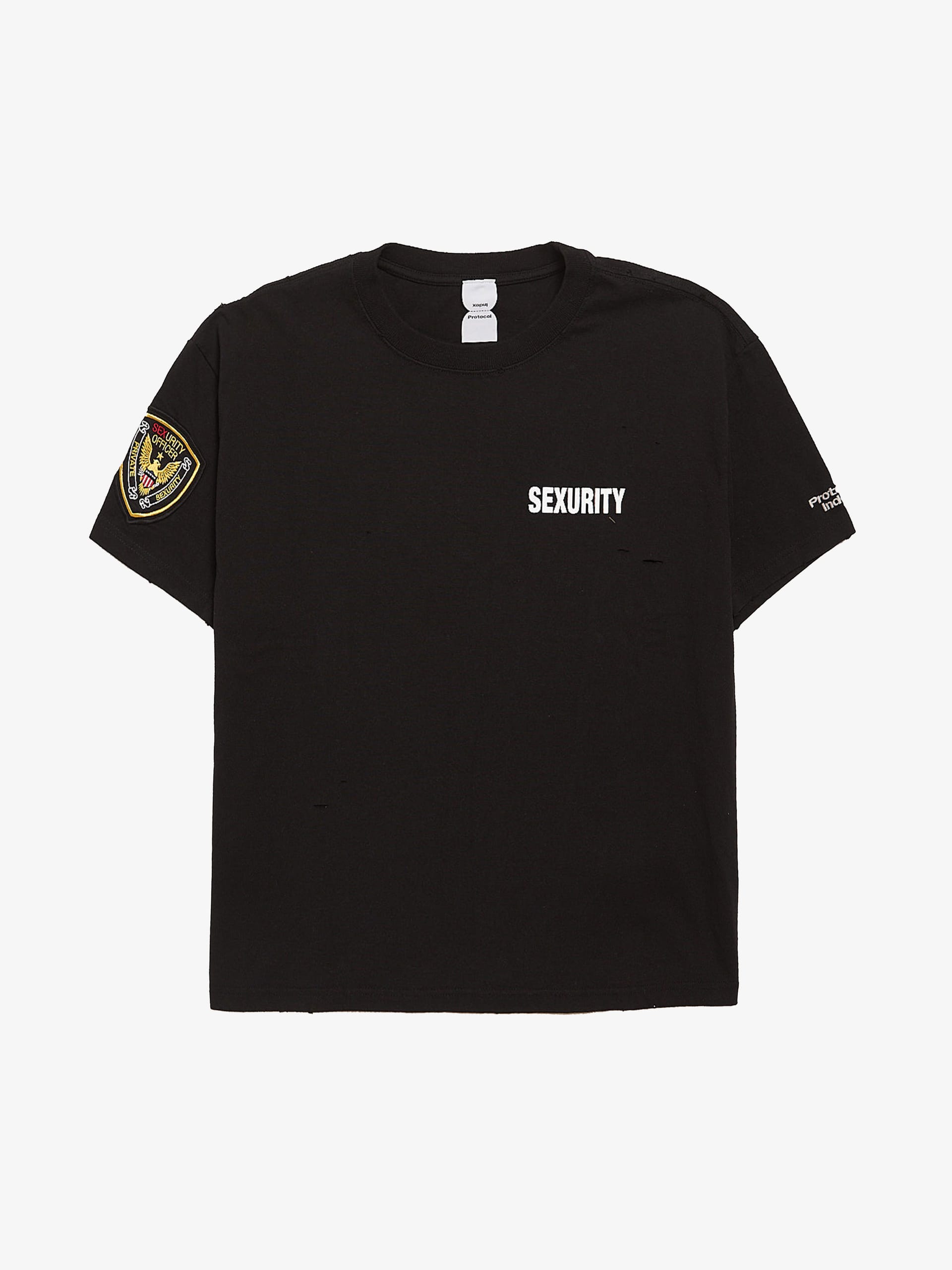 Protocol Index Neurosis Distressed T SHirt - Black